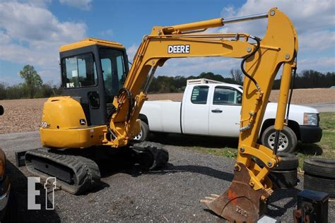 2001 john deere 50 zts mini excavator|DEERE 50ZTS Excavators Auction Results .